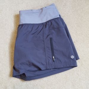 Lululemon running shorts size 6